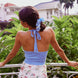Cloud Sky XL Mulberry Silk Scrunchie