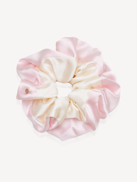 Rose Milk XL Mulberry Silk Scrunchie