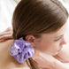 Lilac Mist XL Mulberry Silk Scrunchie