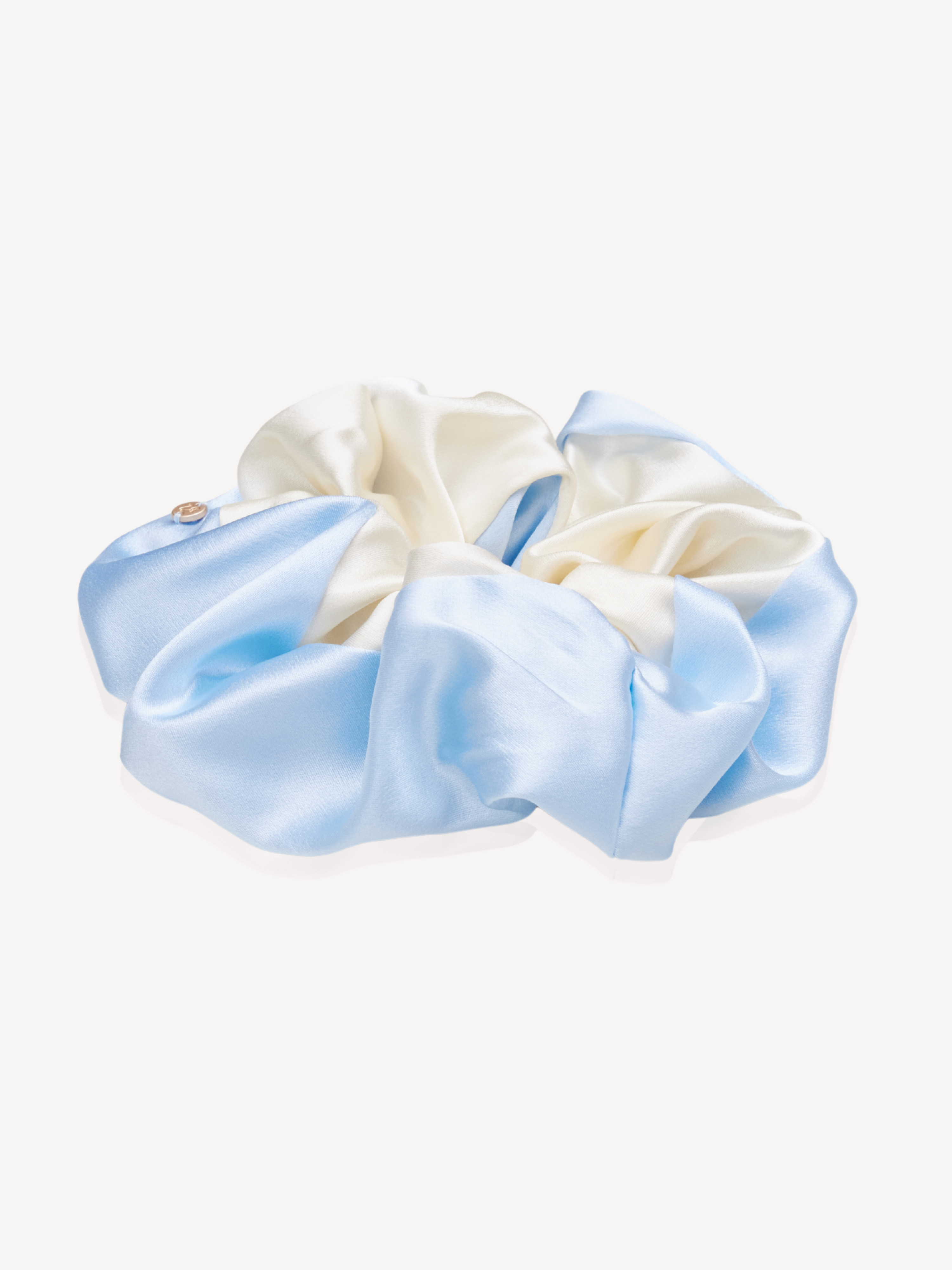 Cloud Sky XL Mulberry Silk Scrunchie