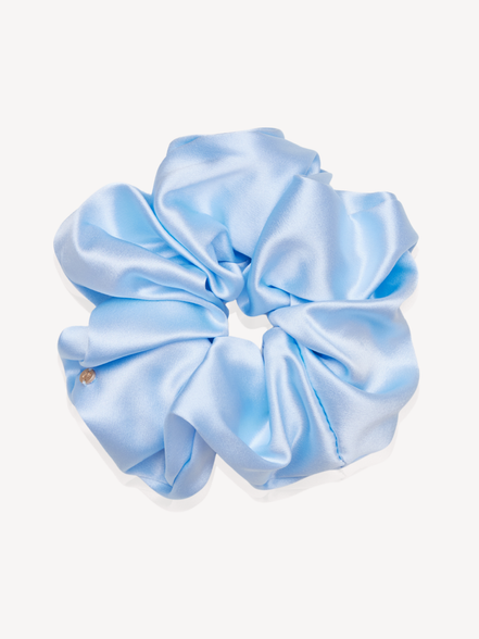 Morning Sky XL Mulberry Silk Scrunchie