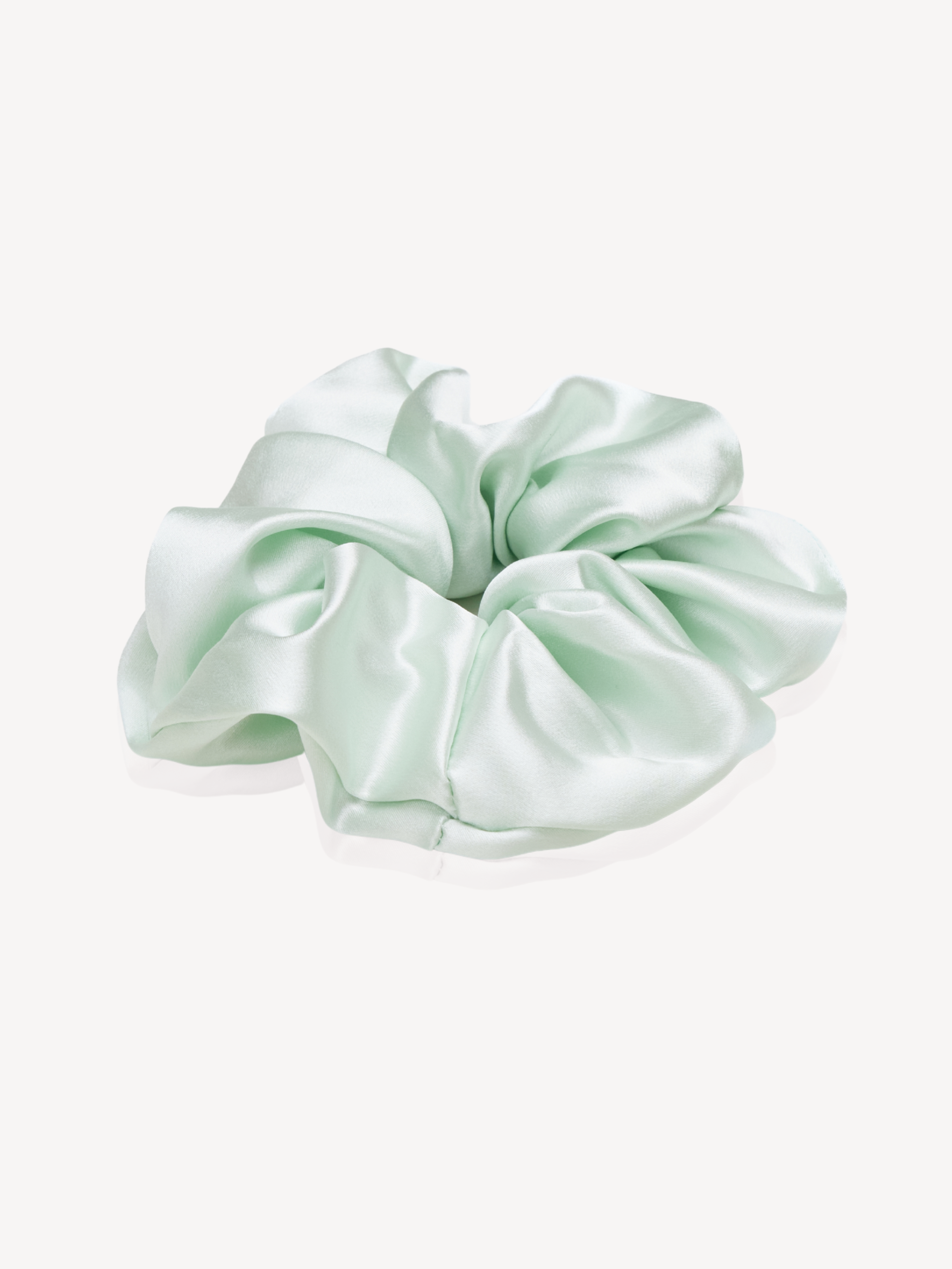 Mint Frost XL Mulberry Silk Scrunchie