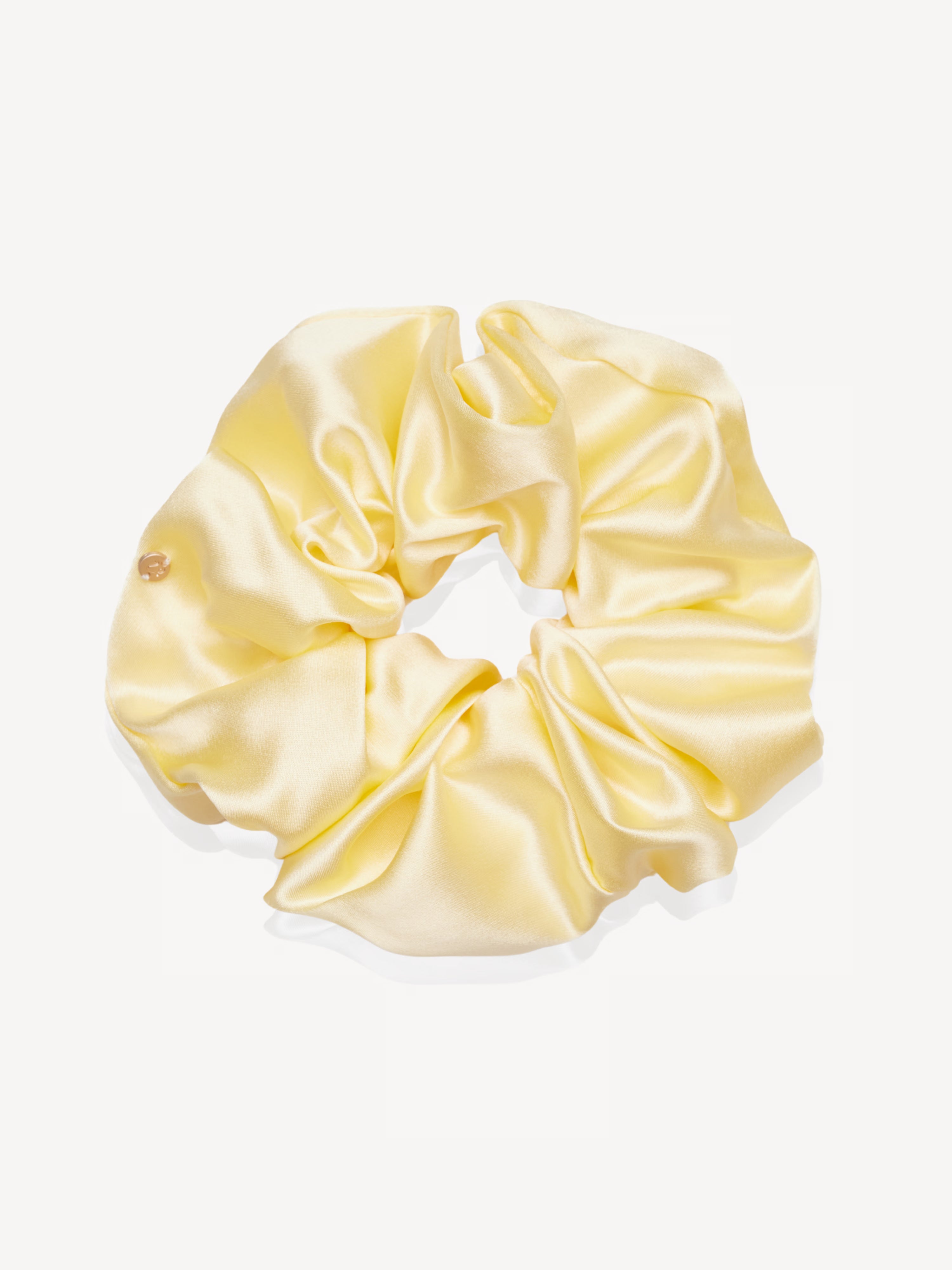 Buttercream XL Mulberry Silk Scrunchie