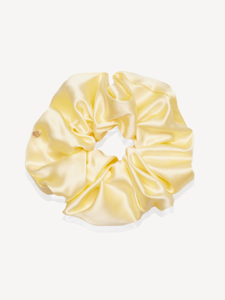 Buttercream XL Mulberry Silk Scrunchie