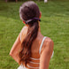 Midnight Black Mulberry Silk Ribbon Bow