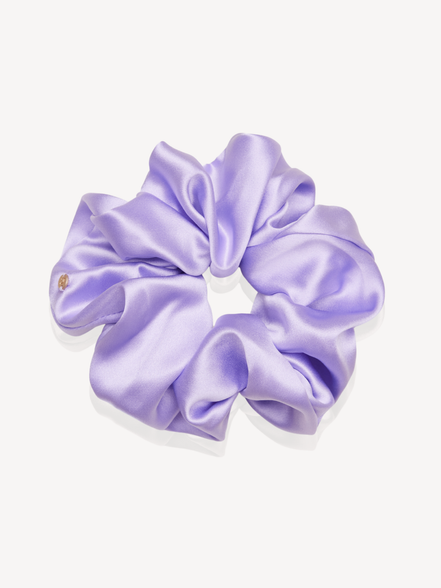 Lilac Mist XL Mulberry Silk Scrunchie