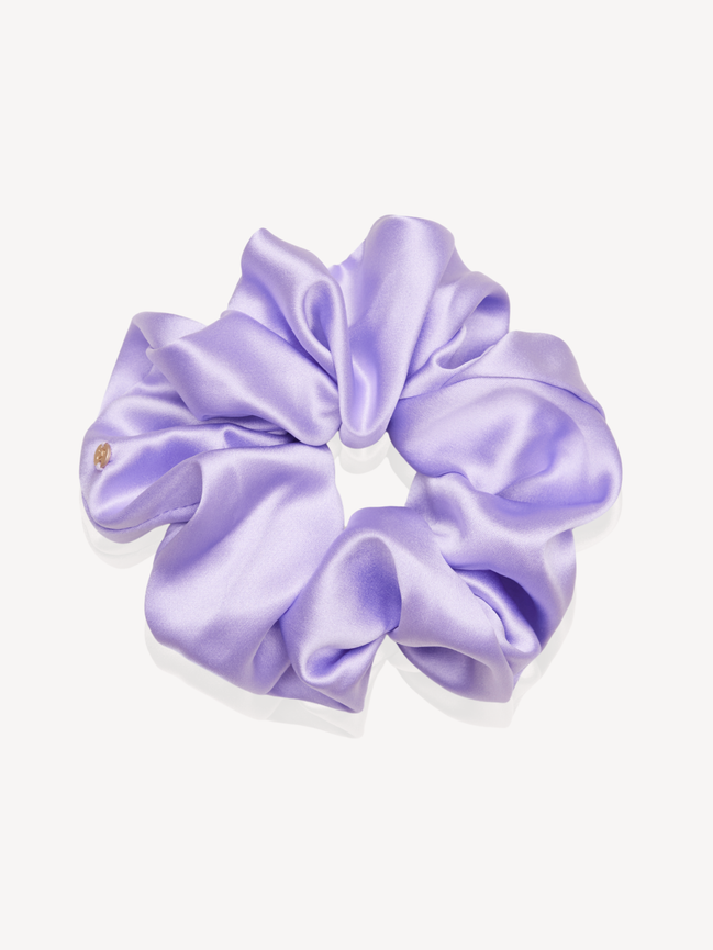 Lilac Mist XL Mulberry Silk Scrunchie