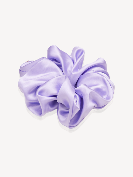 Lilac Mist XL Mulberry Silk Scrunchie
