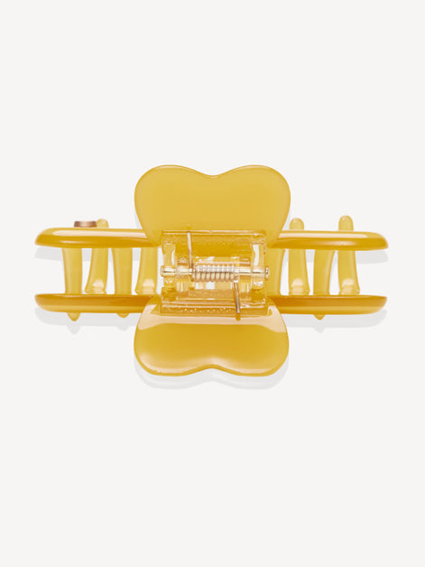 Cloudline Medium Hair Claw in Lemon Cream