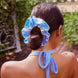 Cloud Sky XL Mulberry Silk Scrunchie