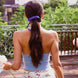 Royal Sapphire Mulberry Silk Ribbon Bow