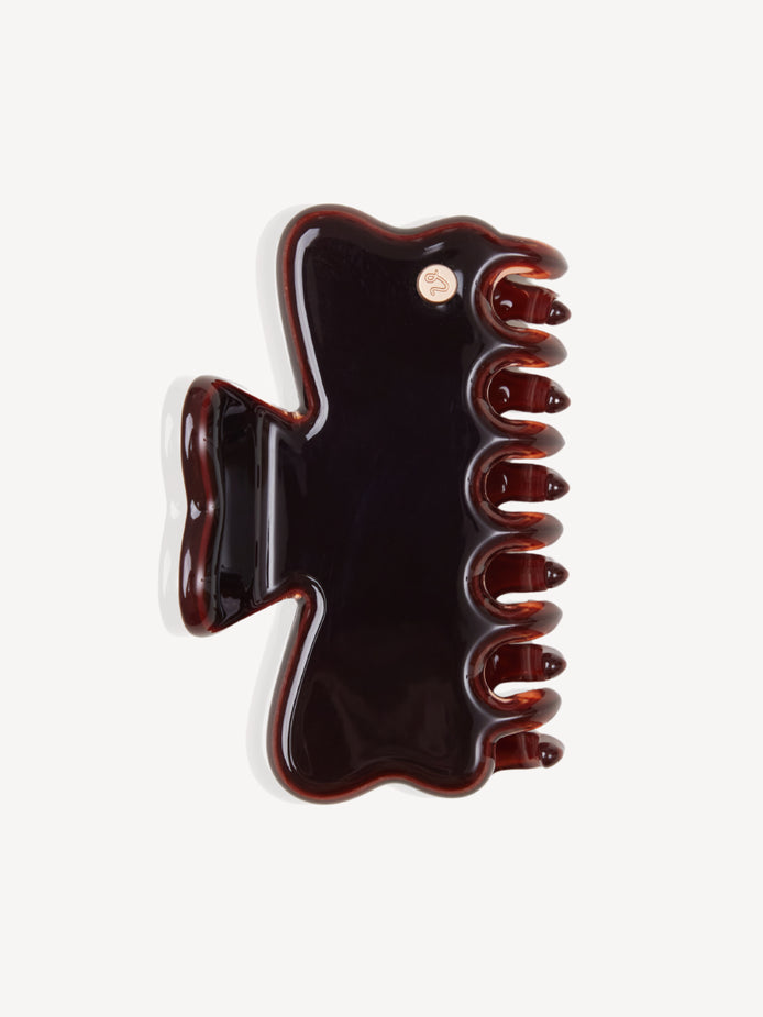 Cloudline Medium Hair Claw in Cocoa