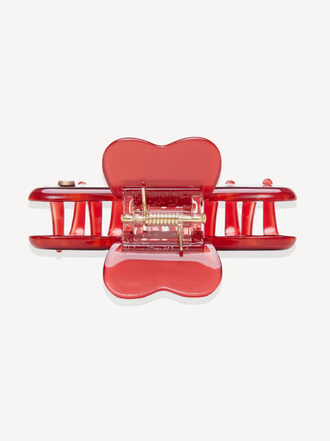 Cloudline Medium Hair Claw in Cherry Wine