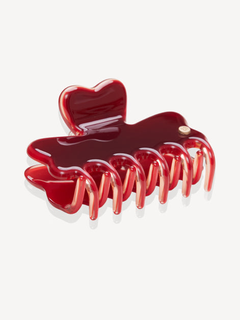 Cloudline Medium Hair Claw in Cherry Wine